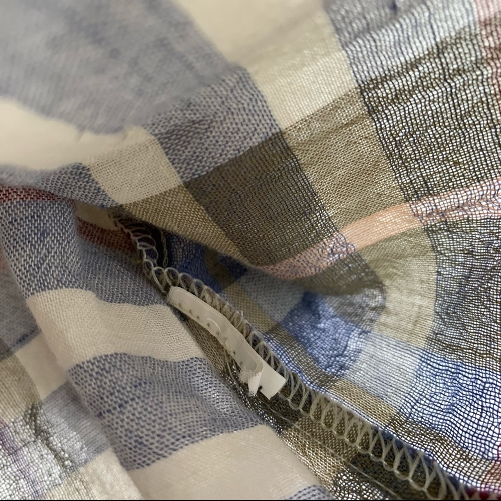 Zara Woman Plaid Crossover Top - Picture 8 of 10